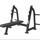 Скамья для жима горизонтальная профессиональная BRONZE GYM BR-1012