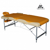 Массажный стол DFC NIRVANA Elegant Premium(оранжевый с бежевым)